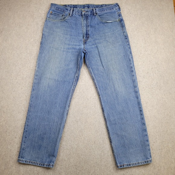 Levi's 550 Relaxed Straight Jeans Men's 38x30 Blue Denim Medium Wash‎ Baggy - Picture 1 of 13